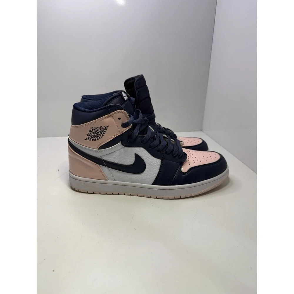 Nike Air Jordan 1 Retro High OG Crimson Tint Navy Pink DD9335-641‎ Men's 11